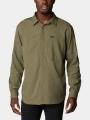 Columbia Silver Ridge Utility Lite Long Sleeve Shirt férfi túraing zöld színben 1