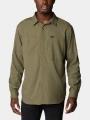Columbia Silver Ridge Utility Lite Long Sleeve Shirt férfi hosszú ujjú túraing zöld színben 1