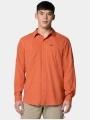 Columbia Silver Ridge Utility Lite Long Sleeve Shirt férfi hosszú ujjú túraing piros színben 1