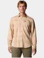 Columbia Silver Ridge Utility Lite Plaid Long Sleeve Shirt férfi hosszú ujjú túraing homok színben 1