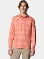 Columbia Silver Ridge Utility Lite Plaid Long Sleeve Shirt férfi hosszú ujjú túraing piros színben 1