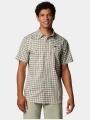 Columbia Silver Ridge Utility Lite Novelty Short Sleeve Shirt férfi rövid ujjú túraing zöld színben 1