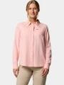 Columbia Silver Ridge 3.0 Long Sleeve Shirt női túraing rózsaszín színben 1