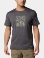 Columbia Kwick Hike Graphic Short Sleeve Tee férfi rövid ujjú sport póló fekete színben 1