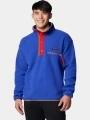 Columbia Helvetia II Half Snap Fleece férfi polár pulóver kék színben 1
