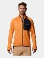 Columbia Triple Canyon Grid Fleece FZ II férfi polár pulóver narancssárga színben 1