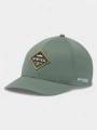 Columbia PFG Island Angler Stretch Fit Ball Cap férfi baseball sapka zöld színben 1